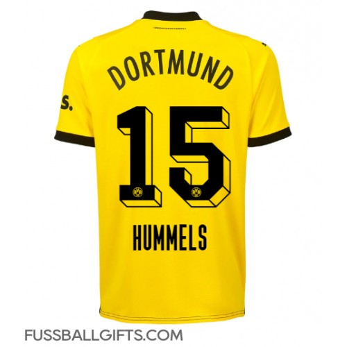 Borussia Dortmund Mats Hummels #15 Fußballbekleidung Heimtrikot 2023-24 Kurzarm